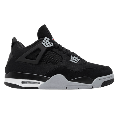 Nike Air Jordan 4 Retro Black Canvas sneakers for men
