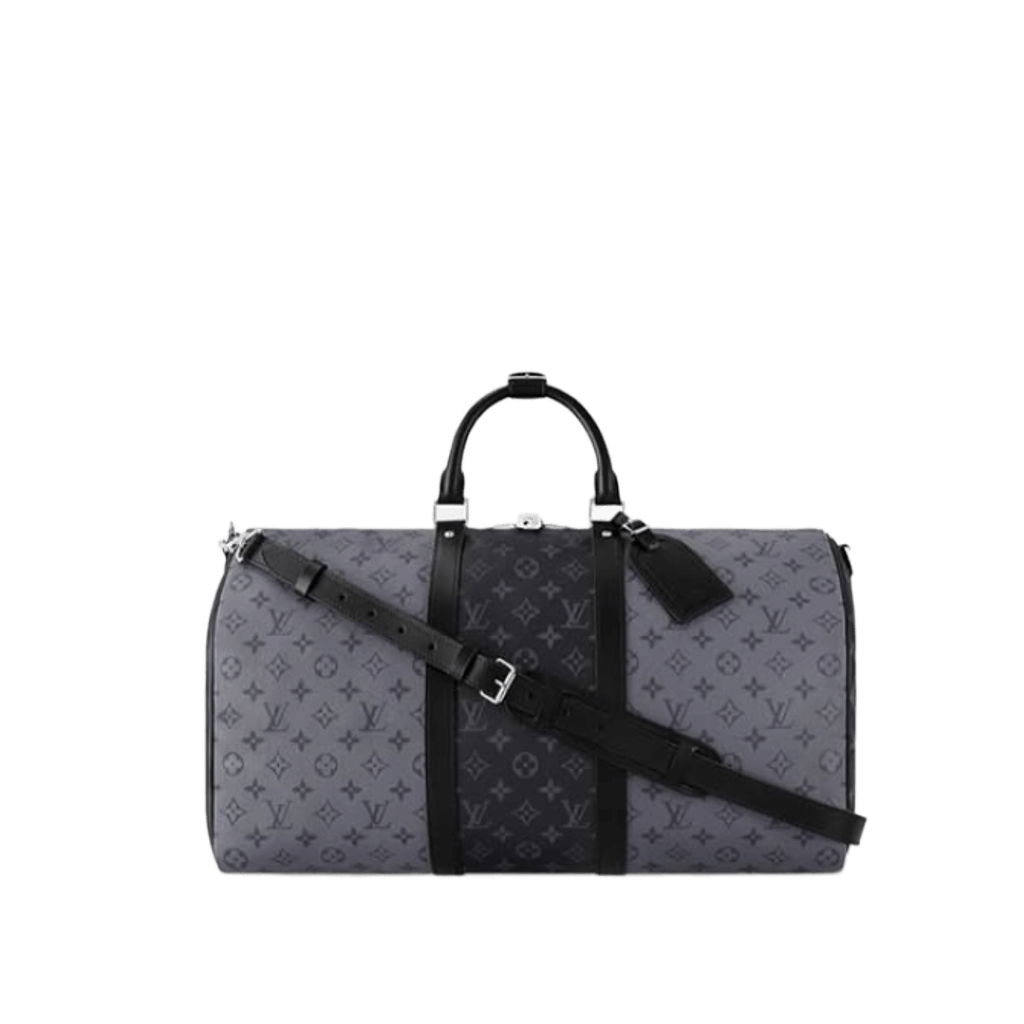 Louis Vuitton monochrome duffle bag for men and women
