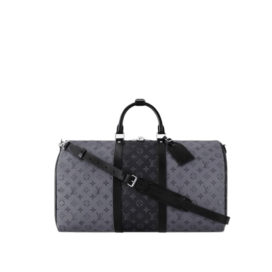 Louis Vuitton monochrome duffle bag for men and women
